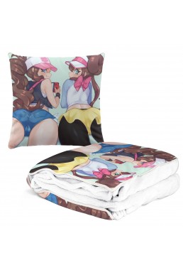 Anime 2 IN 1 Travel Blanket And Pillow Set Pokemon Mei 38x38cm/150x180cm