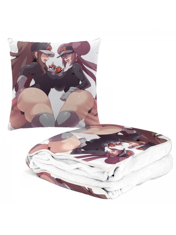 Anime 2 IN 1 Travel Blanket And Pillow Set Pokemon Mei 38x38cm/150x180cm