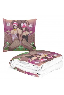 Anime 2 IN 1 Travel Blanket And Pillow Set Pokemon Mei 38x38cm/150x180cm