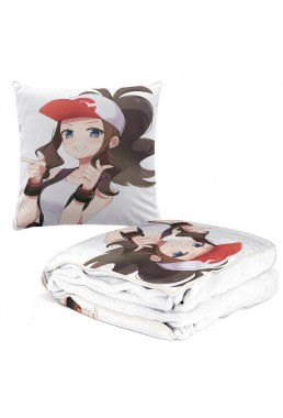 Anime 2 IN 1 Travel Blanket And Pillow Set Pokemon Touko 38x38cm/150x180cm