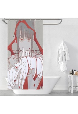 Best Anime Shower Curtain Chainsaw Man Makima Sale