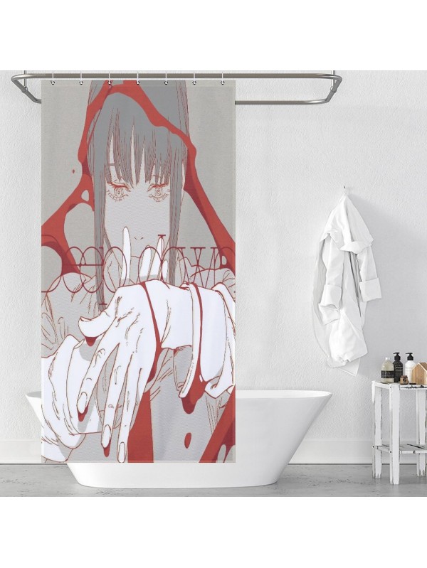 Best Anime Shower Curtain Chainsaw Man Makima Sale