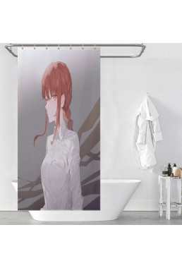 Funny Anime Shower Curtain Chainsaw Man Makima Wholesale