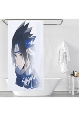 Premium Anime Shower Curtain Naruto Uchiha Sasuke Shop