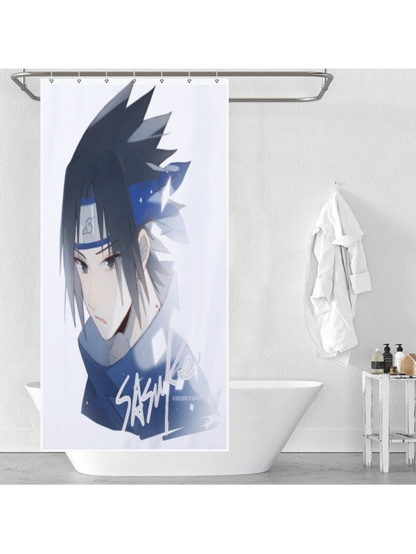Premium Anime Shower Curtain Naruto Uchiha Sasuke Shop