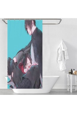 High Quality Anime Shower Curtain Naruto Uchiha Sasuke Wholesale