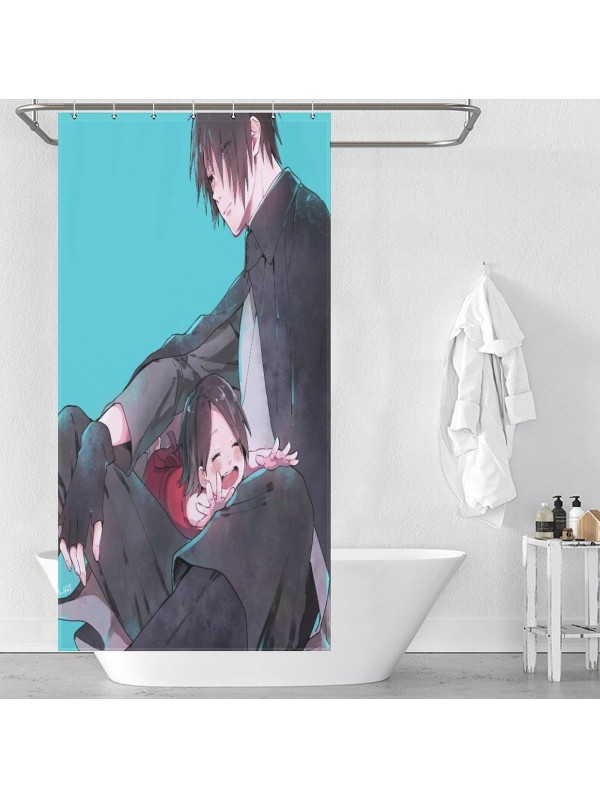 High Quality Anime Shower Curtain Naruto Uchiha Sasuke Wholesale