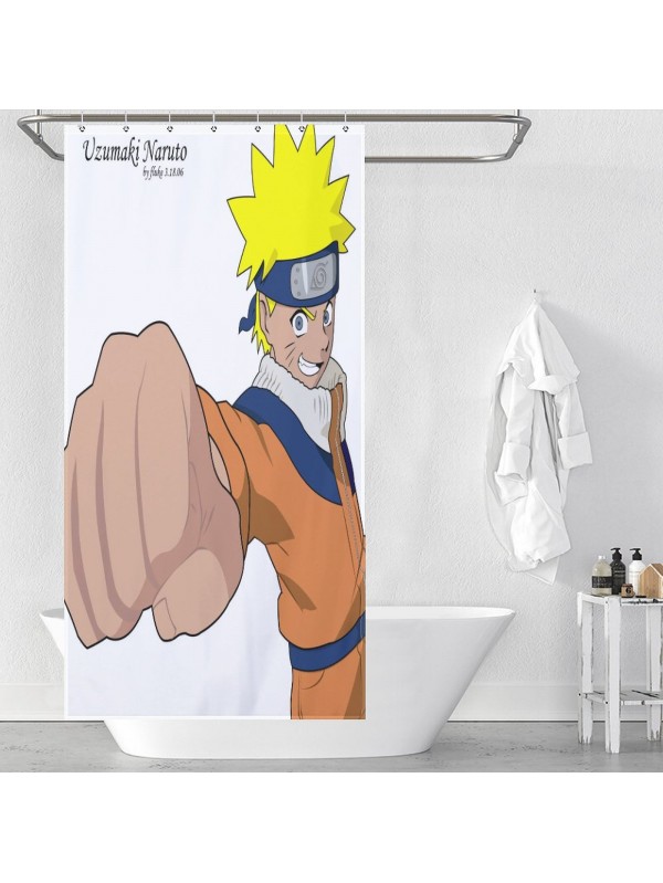 Durable Anime Shower Curtain Naruto Uzumaki Naruto Discount