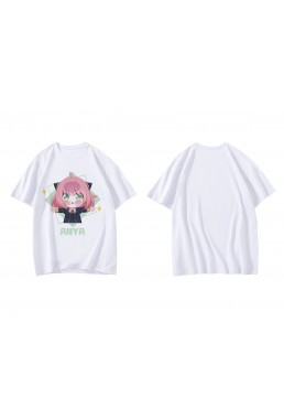 Buy Spy X Family Anya Forger Short Sleeve Mens Graphic T-Shirts Fashion Printed Tops Cosplay Costume T Shirts For Women's