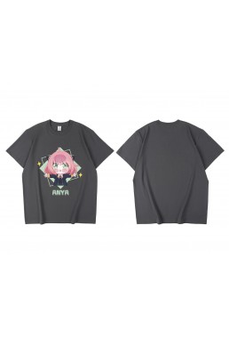 2023 Spy X Family Anya Forger Short Sleeve Mens Graphic T-Shirts Fashion Printed Tops Cosplay Costume T Shirts For Women's