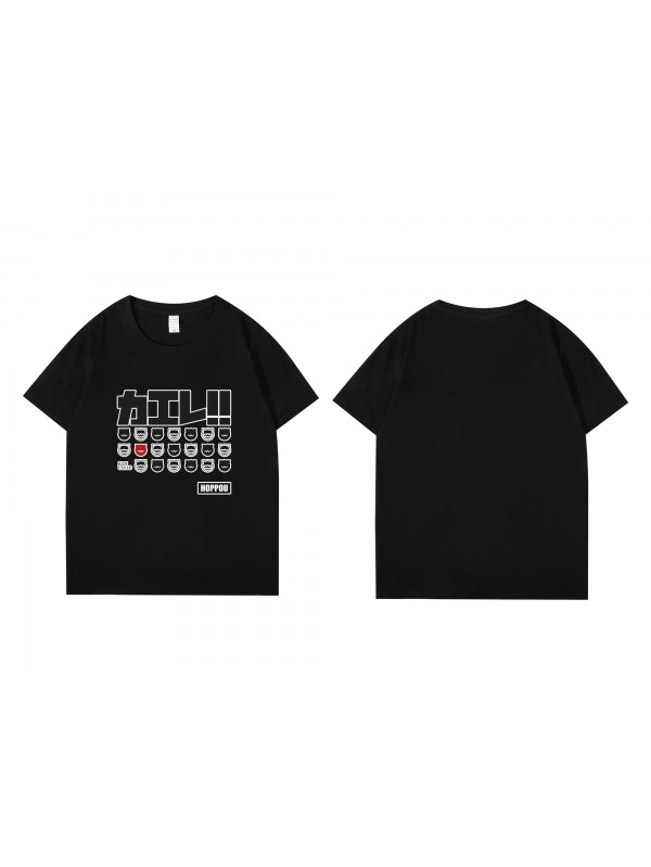 Special Kantai Collection Short Sleeve Mens Graphic T-Shirts Fashion Printed Tops Cosplay Costume T Shirts For Women's
