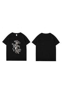 Feature Ghost Night Tour Short Sleeve Mens Graphic T-Shirts Fashion Printed Tops Cosplay Costume T Shirts For Women's