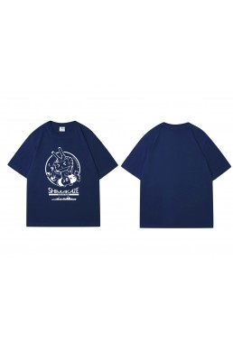 2023 Ijn Shimakaze Azur Lane Short Sleeve Mens Graphic T-Shirts Fashion Printed Tops Cosplay Costume T Shirts For Women's