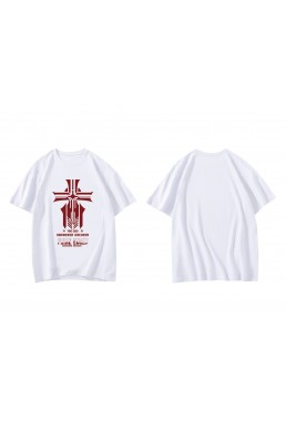 Durable Prinz Eugen Schwerer Kreuzer Azur Lane Short Sleeve Mens Graphic T-Shirts Fashion Printed Tops Cosplay Costume T Shirts For Women's