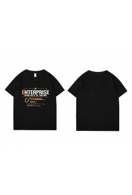 Clearance Uss Enterprise Azur Lane Short Sleeve Mens Graphic T-Shirts Fashion Printed Tops Cosplay Costume T Shirts For Women's