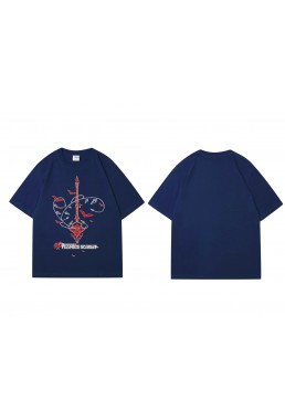 Premium Flandre Scarlet Touhou Project Short Sleeve Mens Graphic T-Shirts Fashion Printed Tops Cosplay Costume T Shirts For Women's