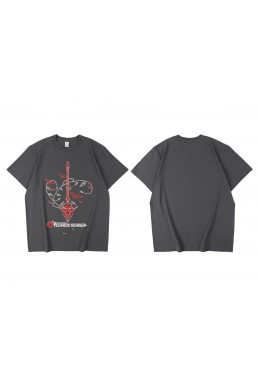 High Quality Flandre Scarlet Touhou Project Short Sleeve Mens Graphic T-Shirts Fashion Printed Tops Cosplay Costume T Shirts For Women's