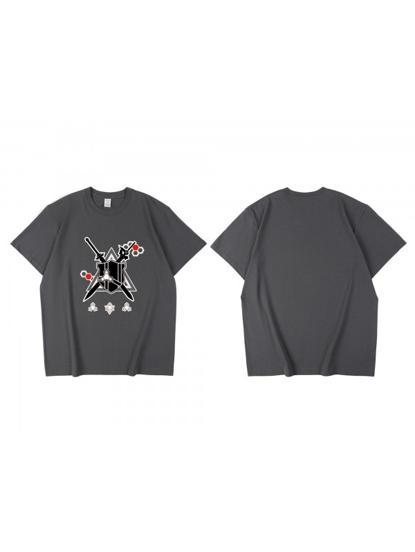 Funny Sword Art Online Sao Short Sleeve Mens Graphic T-Shirts Fashion Printed Tops Cosplay Costume T Shirts For Women's