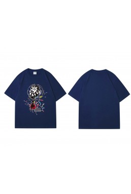 Wholesale Flandre Scarlet Short Sleeve Mens Graphic T-Shirts Fashion Printed Tops Cosplay Costume T Shirts For Women's