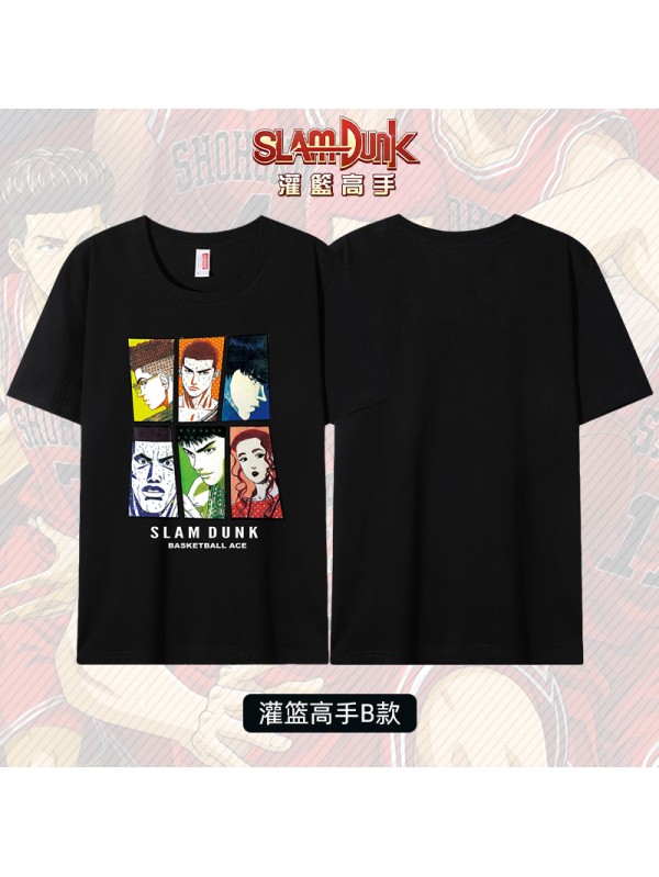 Tap Slam Dunk Short Sleeve Mens Graphic T-Shirts Fashion Printed Tops Cosplay Costume T Shirts For Women's