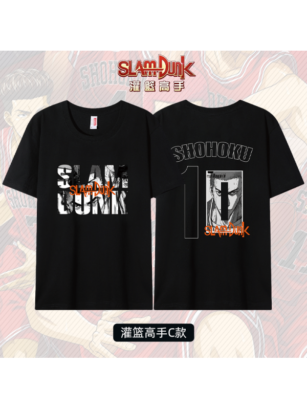 Wholesale Slam Dunk.Png Short Sleeve Mens Graphic T-Shirts Fashion Printed Tops Cosplay Costume T Shirts For Women's