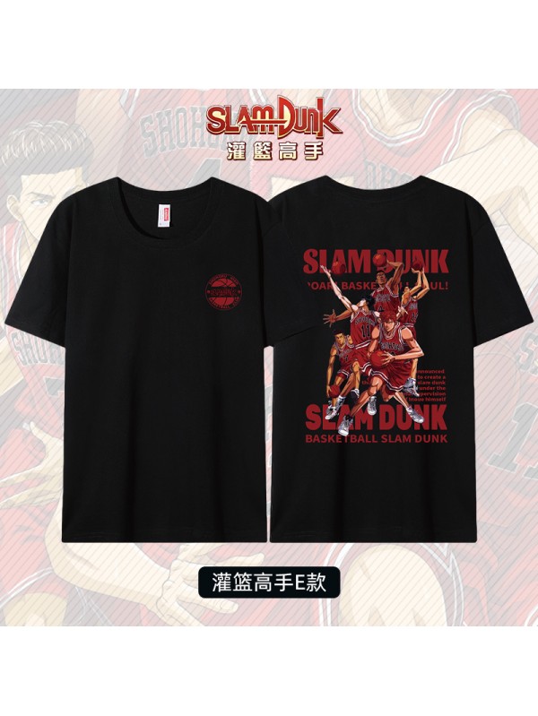 Clearance Slam Dunk Short Sleeve Mens Graphic T-Shirts Fashion Printed Tops Cosplay Costume T Shirts For Women's