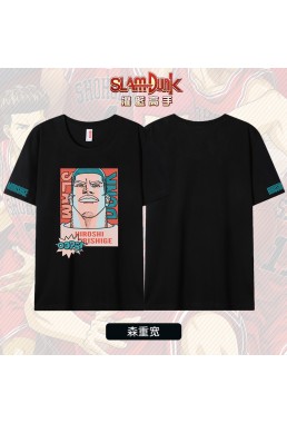 Welcome Slam Dunk Hiroshi Morishige Short Sleeve Mens Graphic T-Shirts Fashion Printed Tops Cosplay Costume T Shirts For Women's