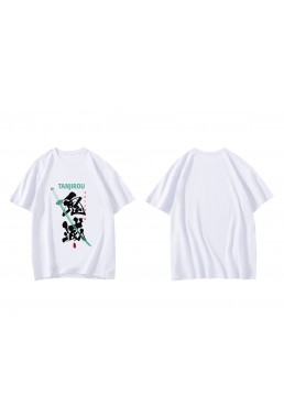 Personalised Tanjirou Demon Slayer Short Sleeve Mens Graphic T-Shirts Fashion Printed Tops Cosplay Costume T Shirts For Women's