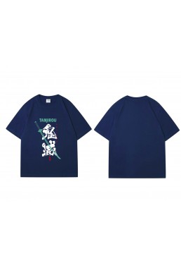 Limited Edition Tanjirou Demon Slayer Short Sleeve Mens Graphic T-Shirts Fashion Printed Tops Cosplay Costume T Shirts For Women's