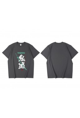 Premium Tanjirou Demon Slayer Short Sleeve Mens Graphic T-Shirts Fashion Printed Tops Cosplay Costume T Shirts For Women's