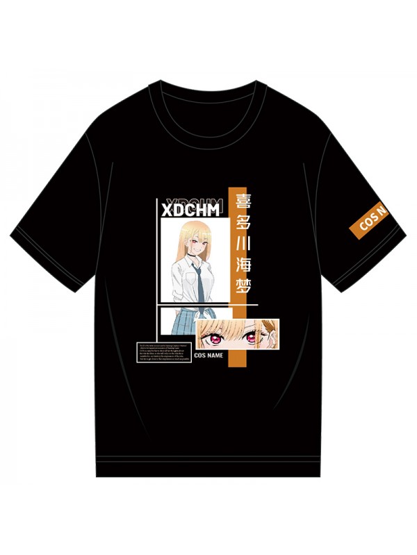 Limited Edition Gyro Kitagawa Marin My Dress Up Darling Short Sleeve Mens Graphic T-Shirts Fashion Printed Tops Cosplay Costume T Shirts For Women's
