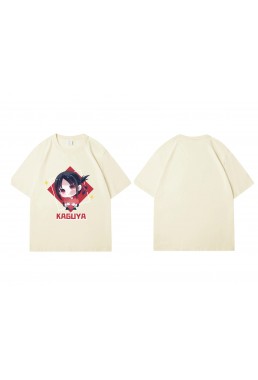 Tap Chika Fujiwara Kaguya Sama Love Is War Short Sleeve Mens Graphic T-Shirts Fashion Printed Tops Cosplay Costume T Shirts For Women's