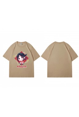 Wholesale Chika Fujiwara Kaguya Sama Love Is War Short Sleeve Mens Graphic T-Shirts Fashion Printed Tops Cosplay Costume T Shirts For Women's