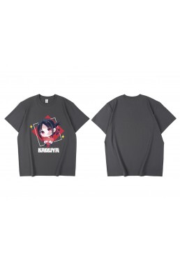 Special Chika Fujiwara Kaguya Sama Love Is War Short Sleeve Mens Graphic T-Shirts Fashion Printed Tops Cosplay Costume T Shirts For Women's