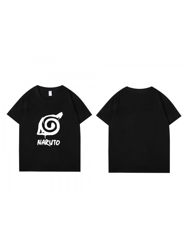 Clearance Naruto Short Sleeve Mens Graphic T-Shirts Fashion Printed Tops Cosplay Costume T Shirts For Women's