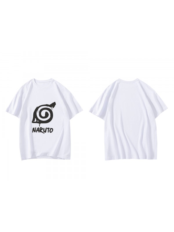 Hot Sale Naruto Short Sleeve Mens Graphic T-Shirts Fashion Printed Tops Cosplay Costume T Shirts For Women's