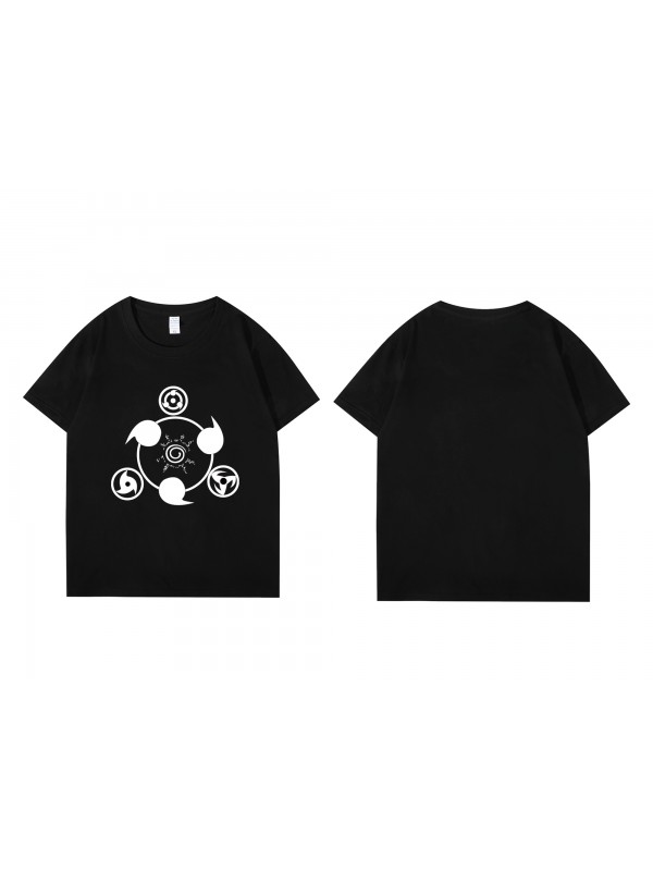 Durable Naruto Short Sleeve Mens Graphic T-Shirts Fashion Printed Tops Cosplay Costume T Shirts For Women's