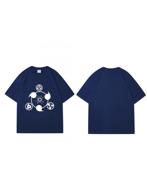 2023 Naruto Short Sleeve Mens Graphic T-Shirts Fashion Printed Tops Cosplay Costume T Shirts For Women's