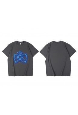 Best Naruto Short Sleeve Mens Graphic T-Shirts Fashion Printed Tops Cosplay Costume T Shirts For Women's