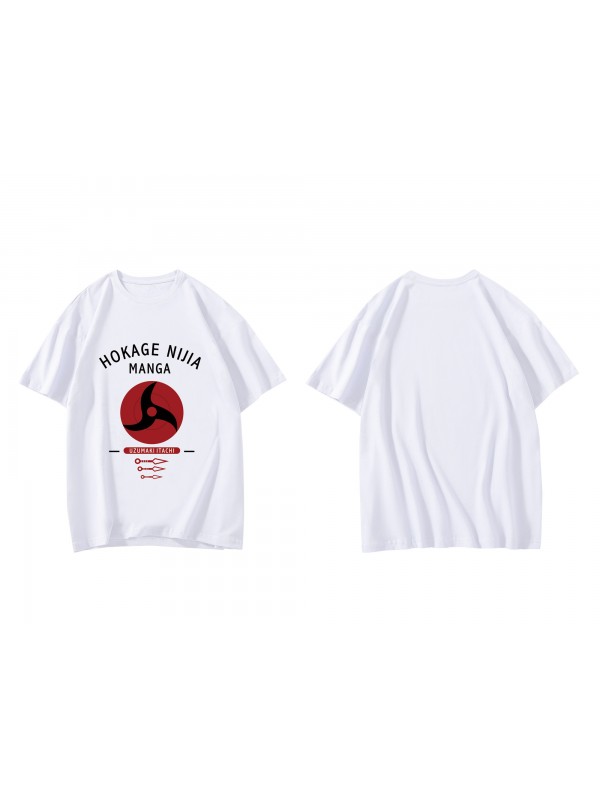 Hot Sale Uchiha Itachi Naruto Short Sleeve Mens Graphic T-Shirts Fashion Printed Tops Cosplay Costume T Shirts For Women's