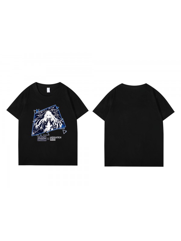 Limited Edition Tobiichi Origami Date A Live Short Sleeve Mens Graphic T-Shirts Fashion Printed Tops Cosplay Costume T Shirts For Women's