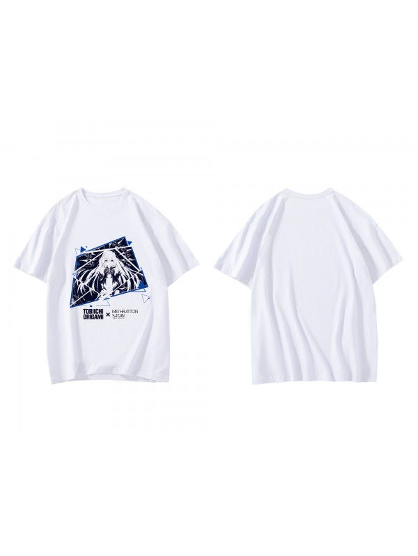 Premium Tobiichi Origami Date A Live Short Sleeve Mens Graphic T-Shirts Fashion Printed Tops Cosplay Costume T Shirts For Women's