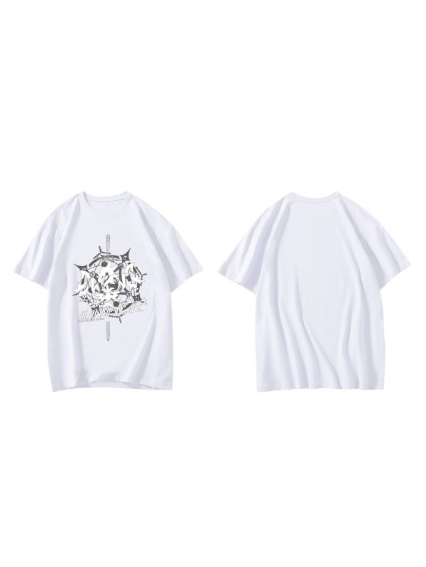 Discount Hzd Jeanne D Arc Fate Grand Order Short Sleeve Mens Graphic T-Shirts Fashion Printed Tops Cosplay Costume T Shirts For Women's