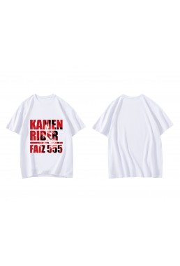 2023 Kamen Rider Faiz 555 Short Sleeve Mens Graphic T-Shirts Fashion Printed Tops Cosplay Costume T Shirts For Women's