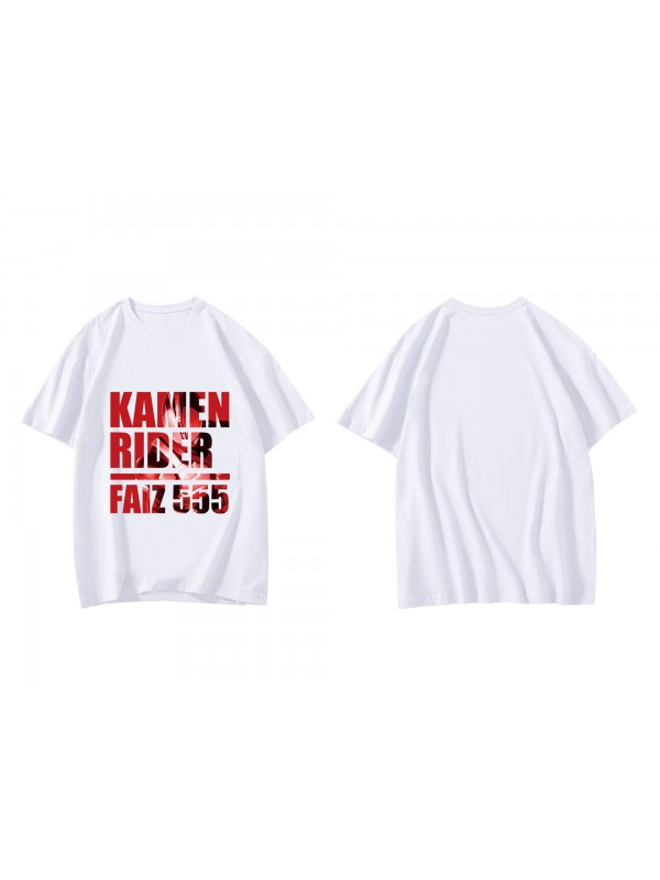 2023 Kamen Rider Faiz 555 Short Sleeve Mens Graphic T-Shirts Fashion Printed Tops Cosplay Costume T Shirts For Women's