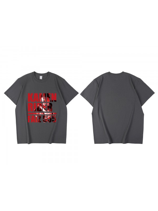 Custom Kamen Rider Faiz 555 Short Sleeve Mens Graphic T-Shirts Fashion Printed Tops Cosplay Costume T Shirts For Women's