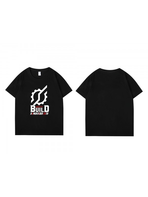 Feature Kamen Rider Build Short Sleeve Mens Graphic T-Shirts Fashion Printed Tops Cosplay Costume T Shirts For Women's
