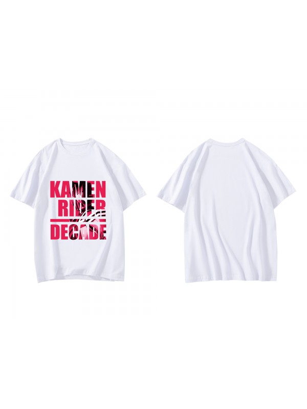 Buy Kamen Rider Decade Short Sleeve Mens Graphic T-Shirts Fashion Printed Tops Cosplay Costume T Shirts For Women's