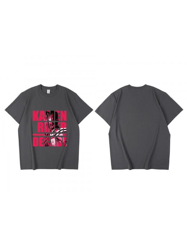 Coolest Kamen Rider Decade Short Sleeve Mens Graphic T-Shirts Fashion Printed Tops Cosplay Costume T Shirts For Women's