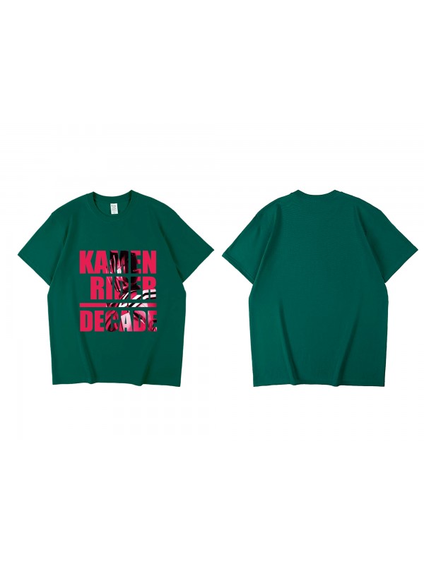 Tap Kamen Rider Decade Short Sleeve Mens Graphic T-Shirts Fashion Printed Tops Cosplay Costume T Shirts For Women's
